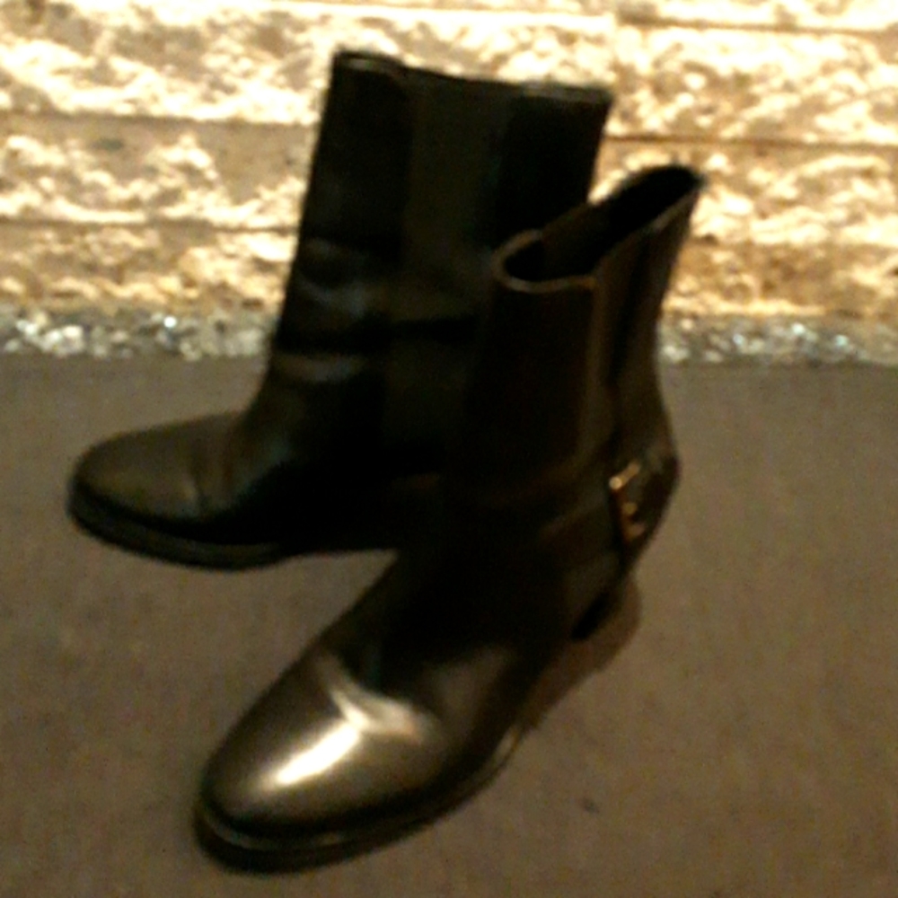 Black Cole Hann Booties Size 5 1/2